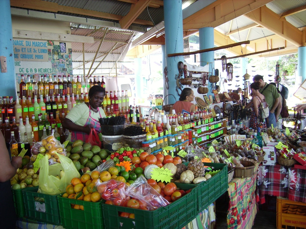 Рынок на Мартинике
