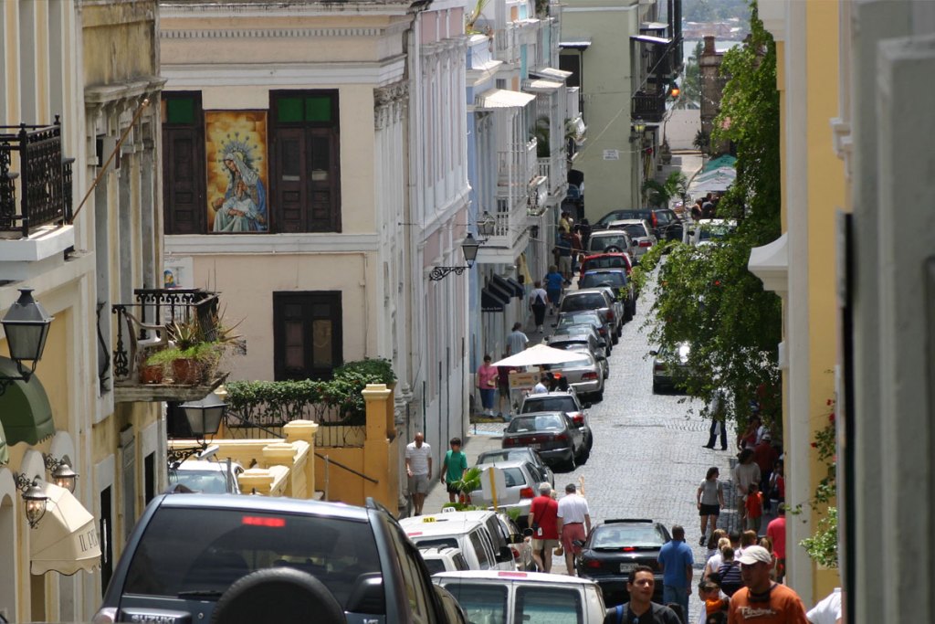 Одна из улиц в Сан-Хуане