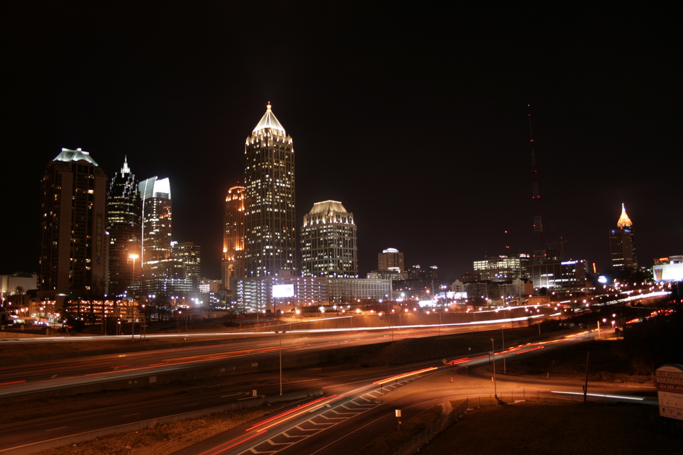 Ночная Атланта