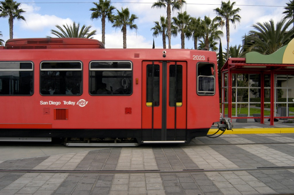 Троллейбус в Сан-Диего